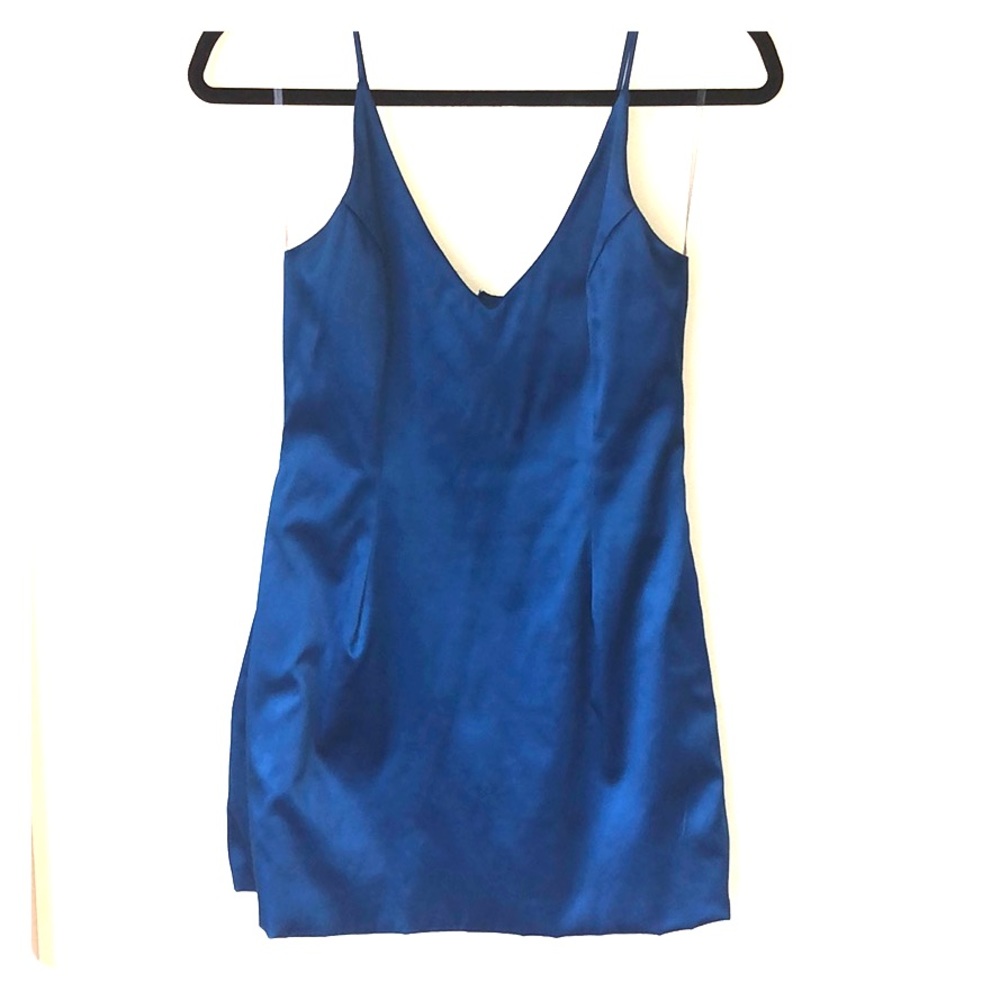 Silk Blue Dress